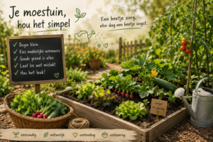 Je moestuin, hou het simpel